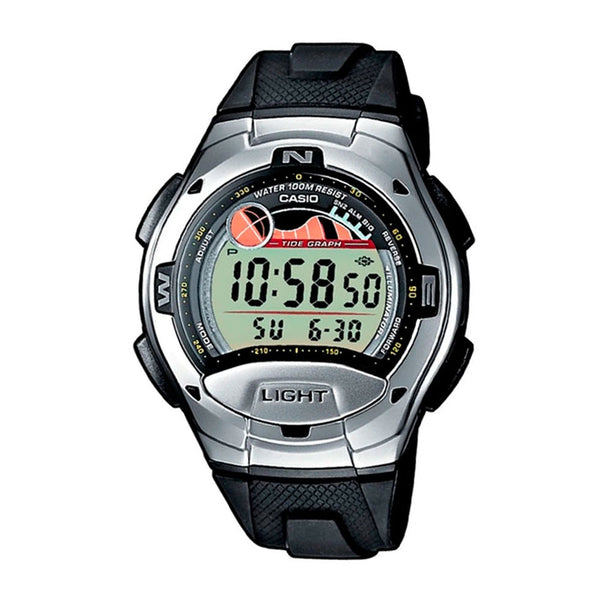 Reloj Casio Vintage W-753-1AVDF Tide Graph - Dando la Hora