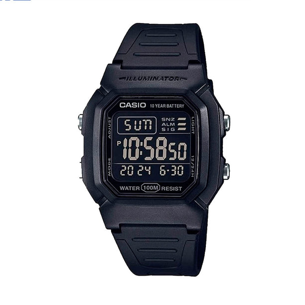 Reloj Casio Vintage W-800H-1BVCF Negro Negativa - Dando la Hora