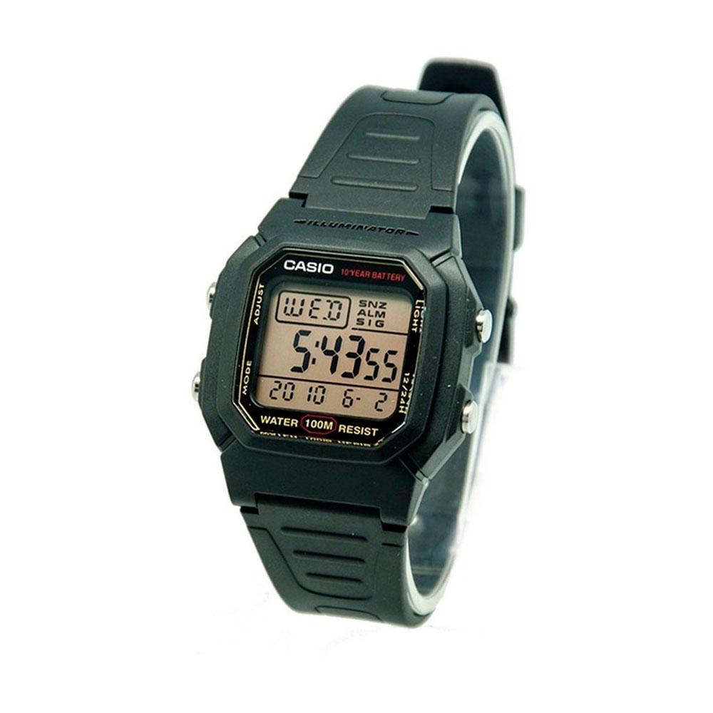 Reloj Casio Vintage W 800HG 9AVDF Lineas Amarillas Dando la Hora Dando La Hora