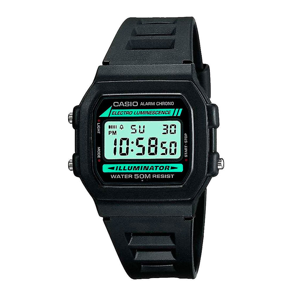 Reloj Casio Vintage W-86-1VQES Negro Illuminator [EXCLUSIVO]