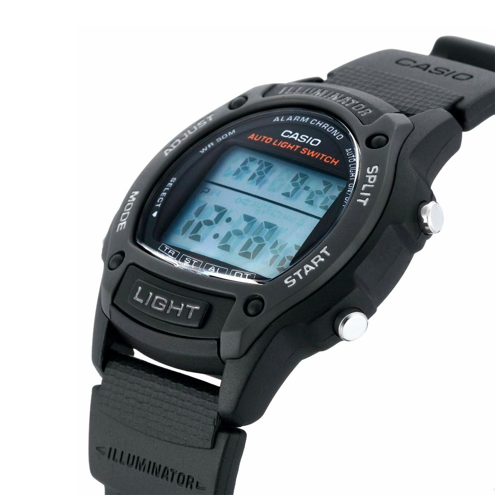 Reloj Casio Vintage W 93H 1AVCB Correa Illuminator Dando la Hora