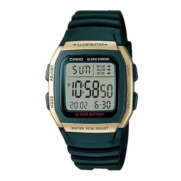 Reloj Casio Vintage W-96H-9AVDF Alarm Chrono Dorado - Dando la Hora