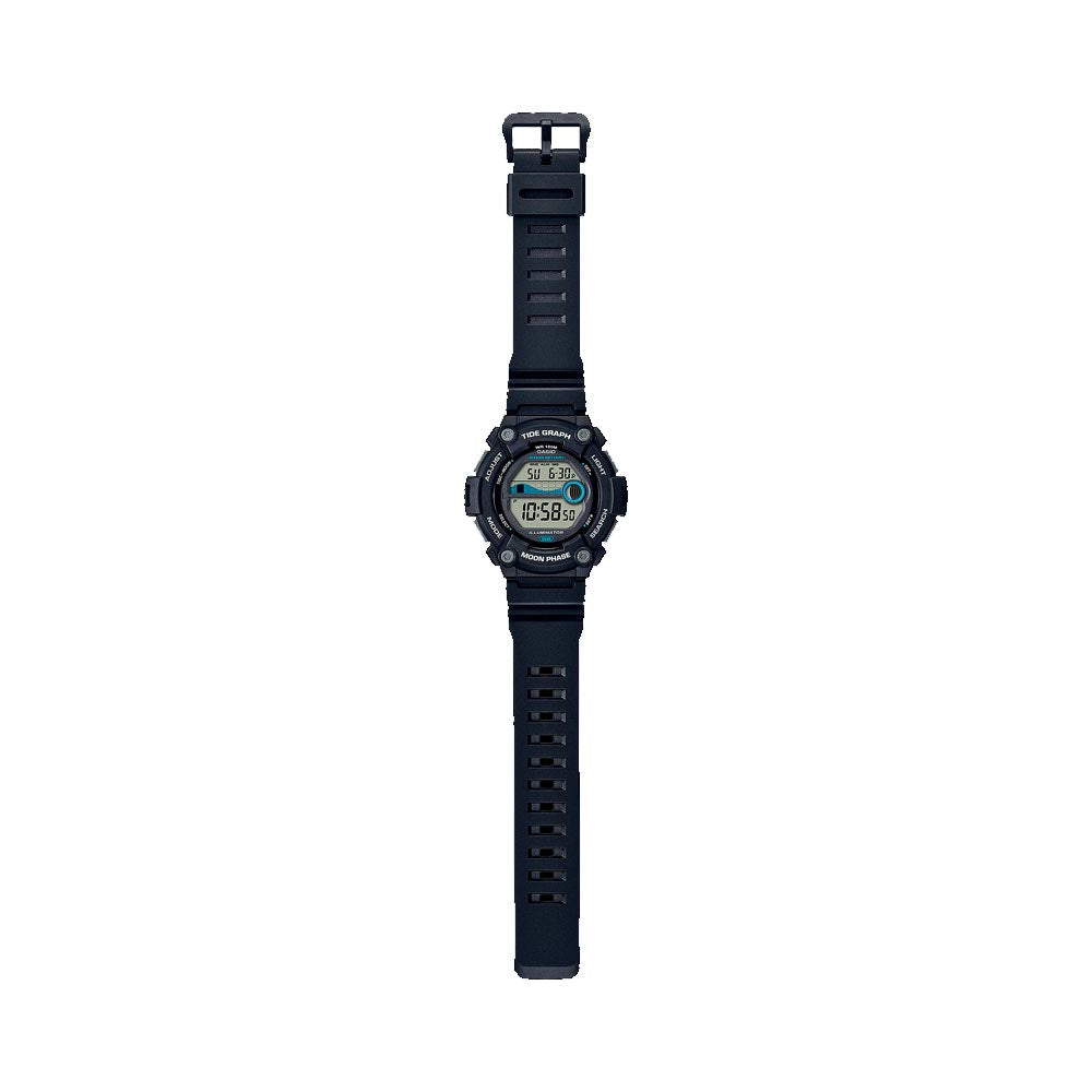 Reloj Casio Vintage WS-1300H-1AVDF Tide Graph Moonphase  Dando la Hora