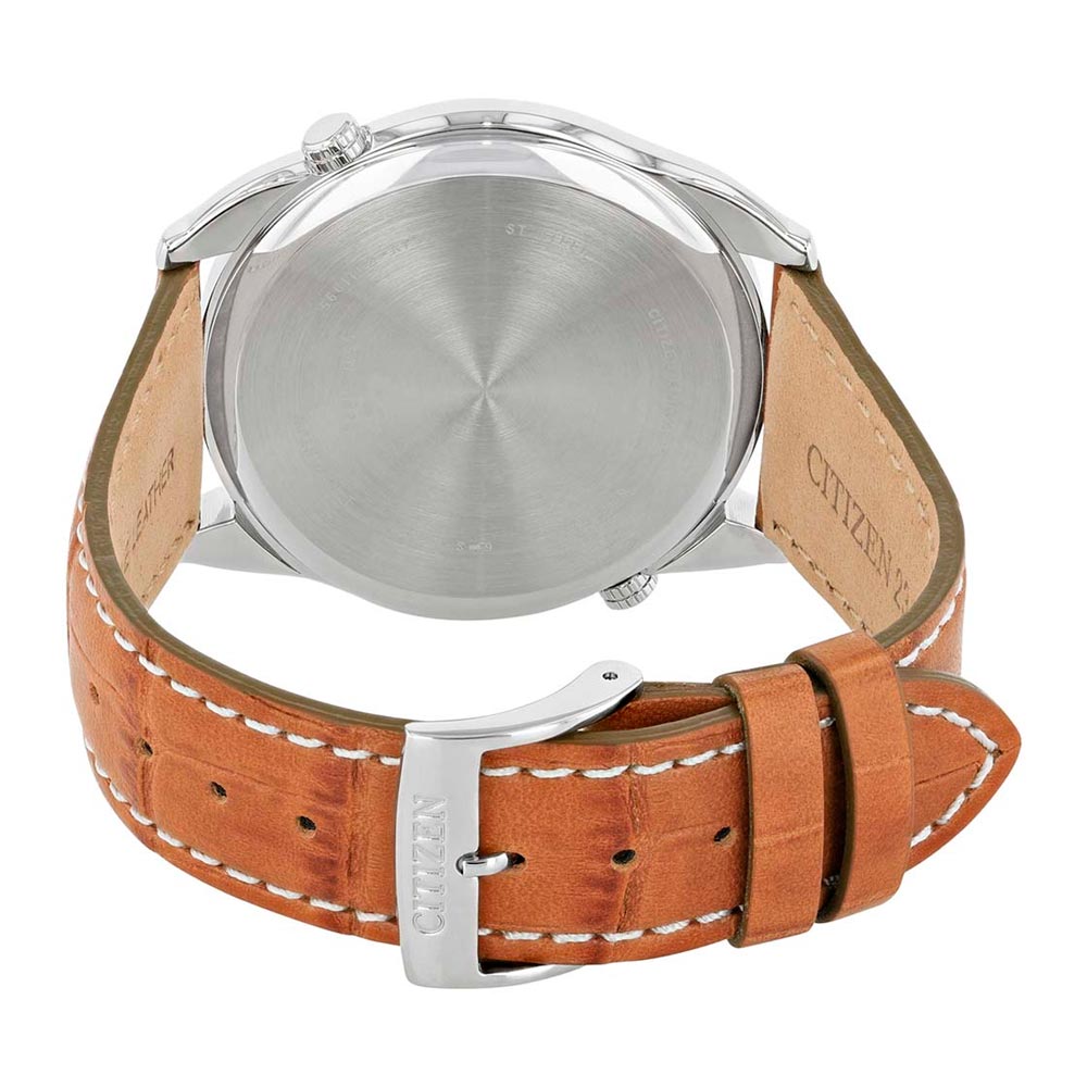 Reloj Citizen Dual Time AO3030-08E Quartz Cuero 44mm - Dando la Hora