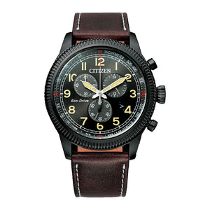 Reloj Citizen Eco- Drive AT2465-18E Chronograph Solar Dando la Hora