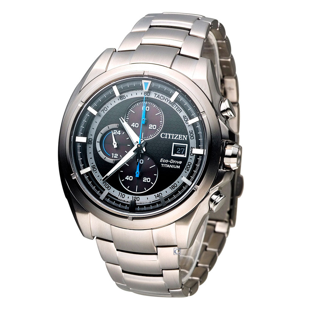 Reloj Citizen Eco- Drive Titanium CA0551-50E Sapphire Solar 44mm Made in Japan