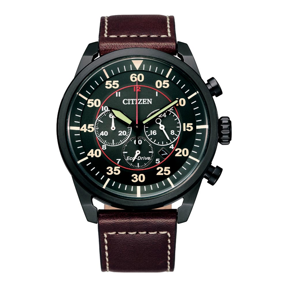 Reloj Citizen Eco- Drive CA4218-14E Chronograph Solar Dando la Hora