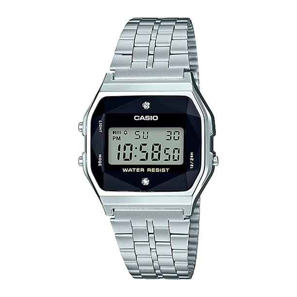 Reloj Diamond Casio Vintage A159WAD-1DF Plateado - Dando la Hora