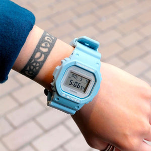 Reloj G-Shock Casio Vintage DW-5600SC-2DR Celeste - Dando la Hora
