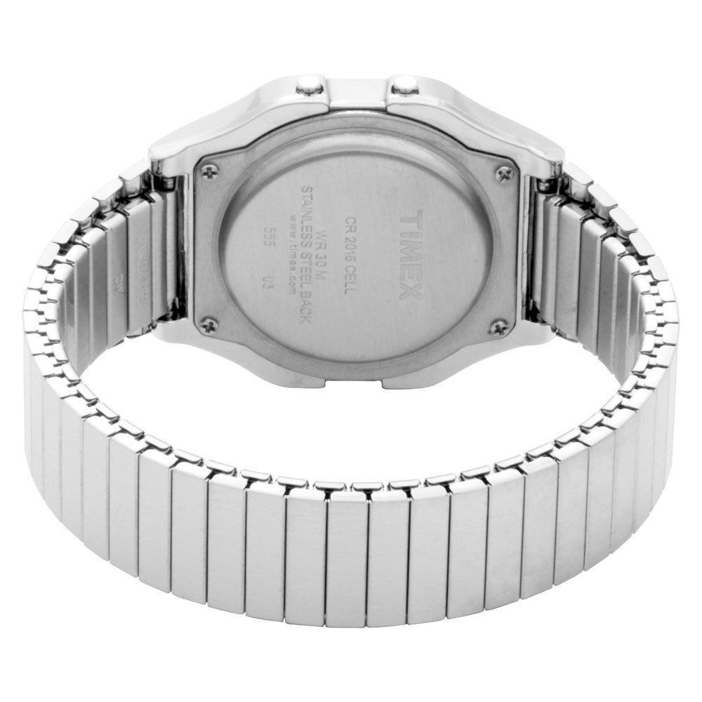 Reloj Indiglo Timex Vintage T78587 Plateado