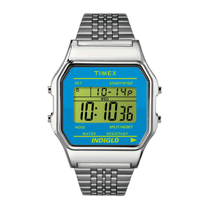 Reloj Indiglo Timex Vintage TW2P65200 Plateado - Dando la Hora