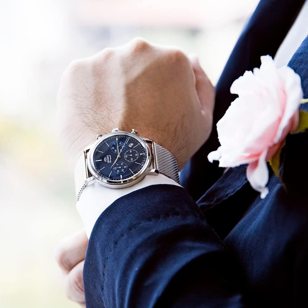 Reloj Orient Chronograph RA-KV0401L10B Quartz 42mm - Dando la Hora