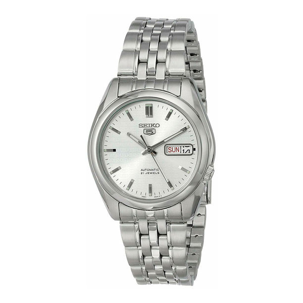 Reloj Seiko 5 Análogo Automático SNK355K1 Metálico 37mm Dando la Hora