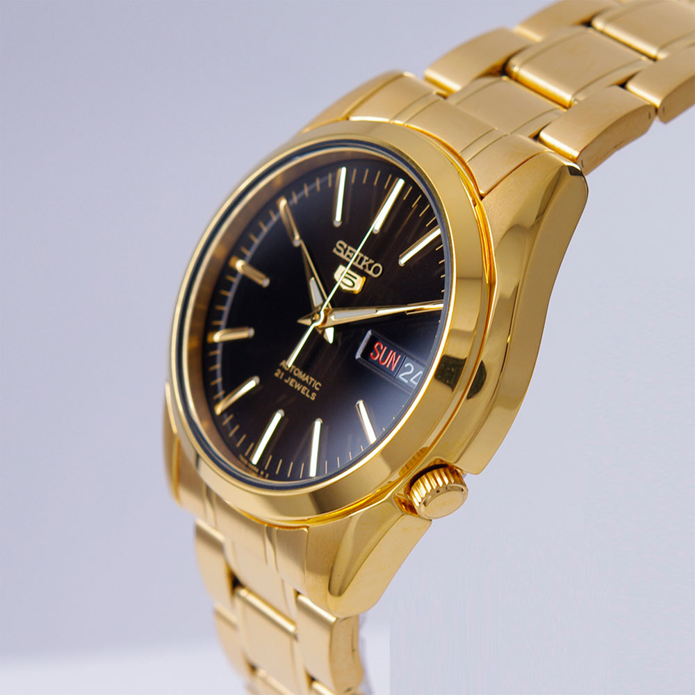 Reloj Seiko 5 Análogo Automático SNKL50K1 Metálico Dorado 37mm