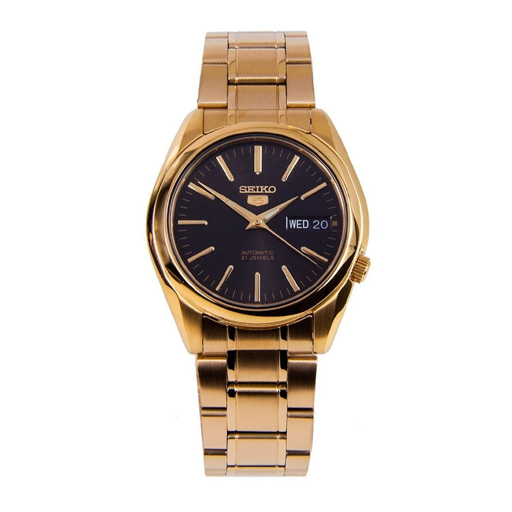 Reloj Seiko 5 Análogo Automático SNKL50K1 Metálico Dorado 37mm