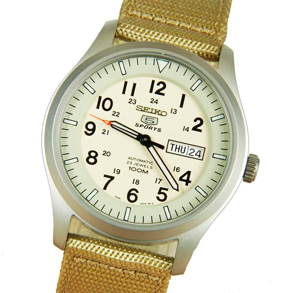 Reloj Seiko 5 Análogo Automático SNZG07K1 Metálico 42mm - Dando la Hora