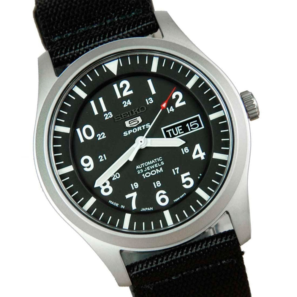 Reloj Seiko 5 Análogo Automático SNZG15J1 Metálico 42mm - Dando la Hora