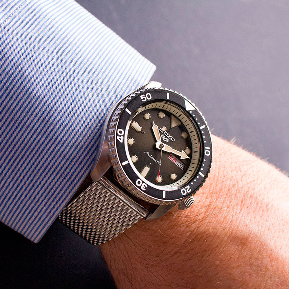 Reloj Seiko 5 Análogo Automático SRPD73K1 Milanese - Dando la Hora