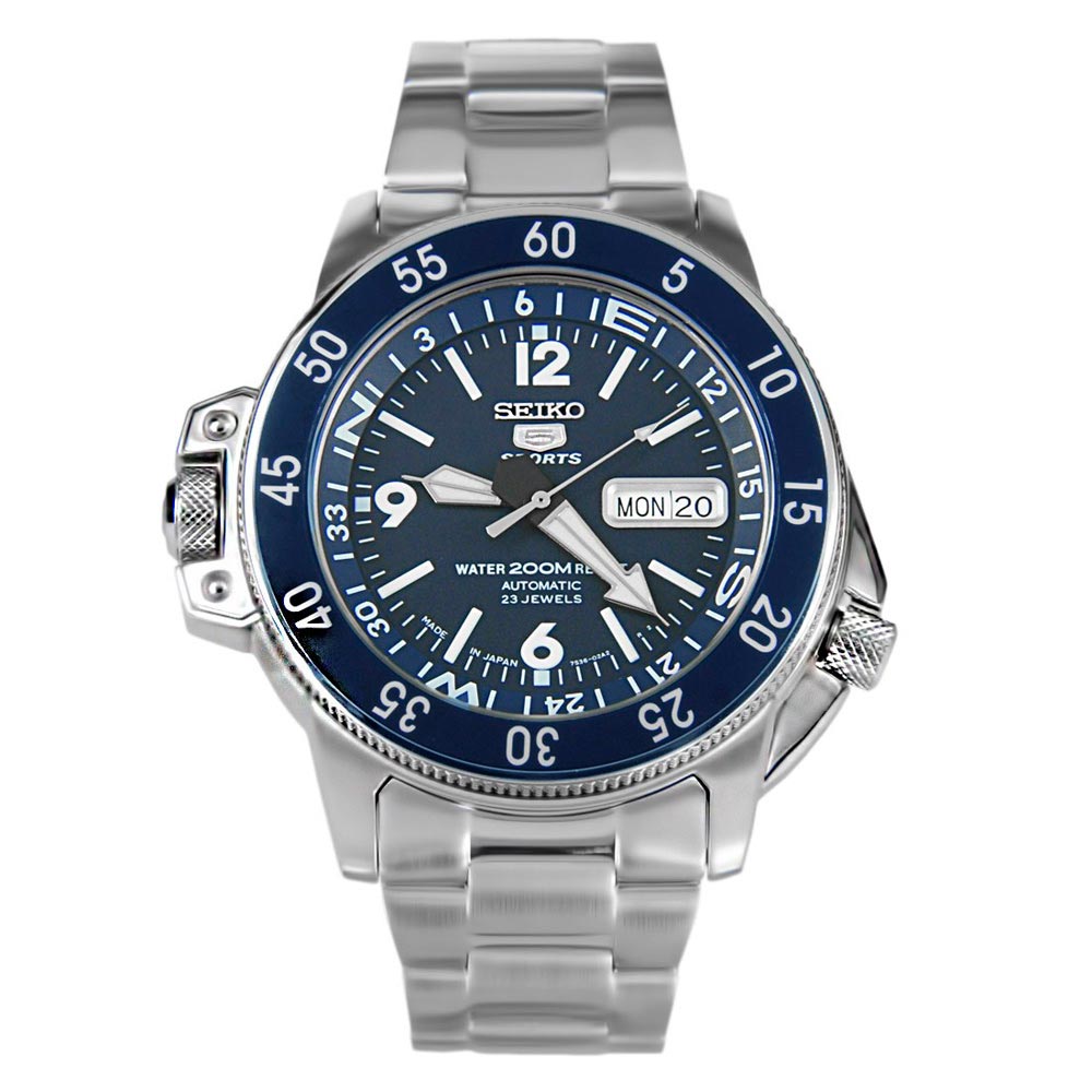 Reloj Seiko 5 Atlas SKZ209J1 Diver's 200m Land Shark - Dando la Hora