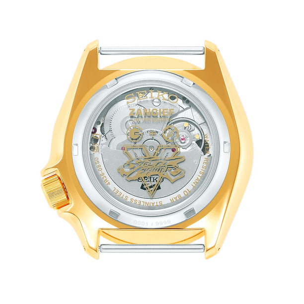 Reloj Seiko 5 Street Fighter V SRPF24K1 Zangief Metálico 42,5 -Dando la Hora