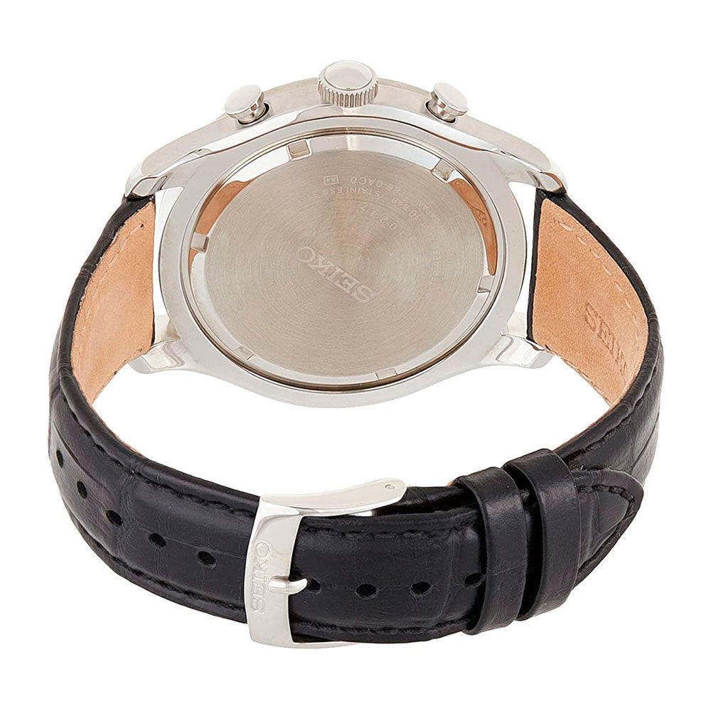 Reloj Seiko Cronograph SPC133P1 Quartz Correa de Cuero- Dando la Hora