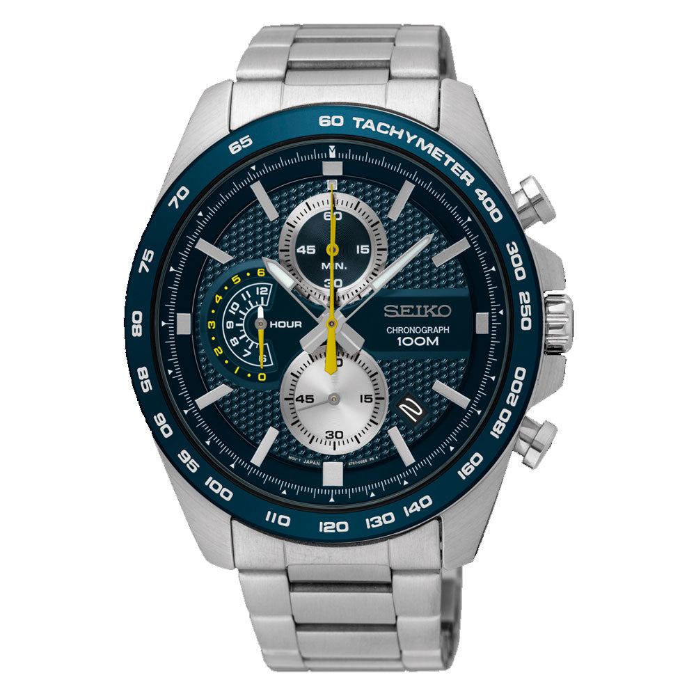 Reloj seiko chronograph 100m características clearance