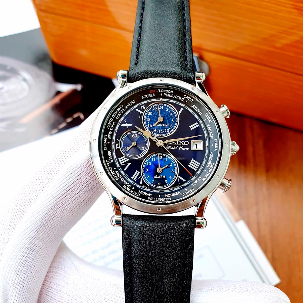 Reloj Seiko GMT World Wide SPL059P1 30th Anniversary - Dando la Hora