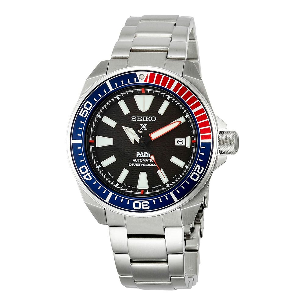 Reloj Seiko Prospex SRPB99J1 PADI "Samurai" Pepsi 43.8mm  - Dando la Hora