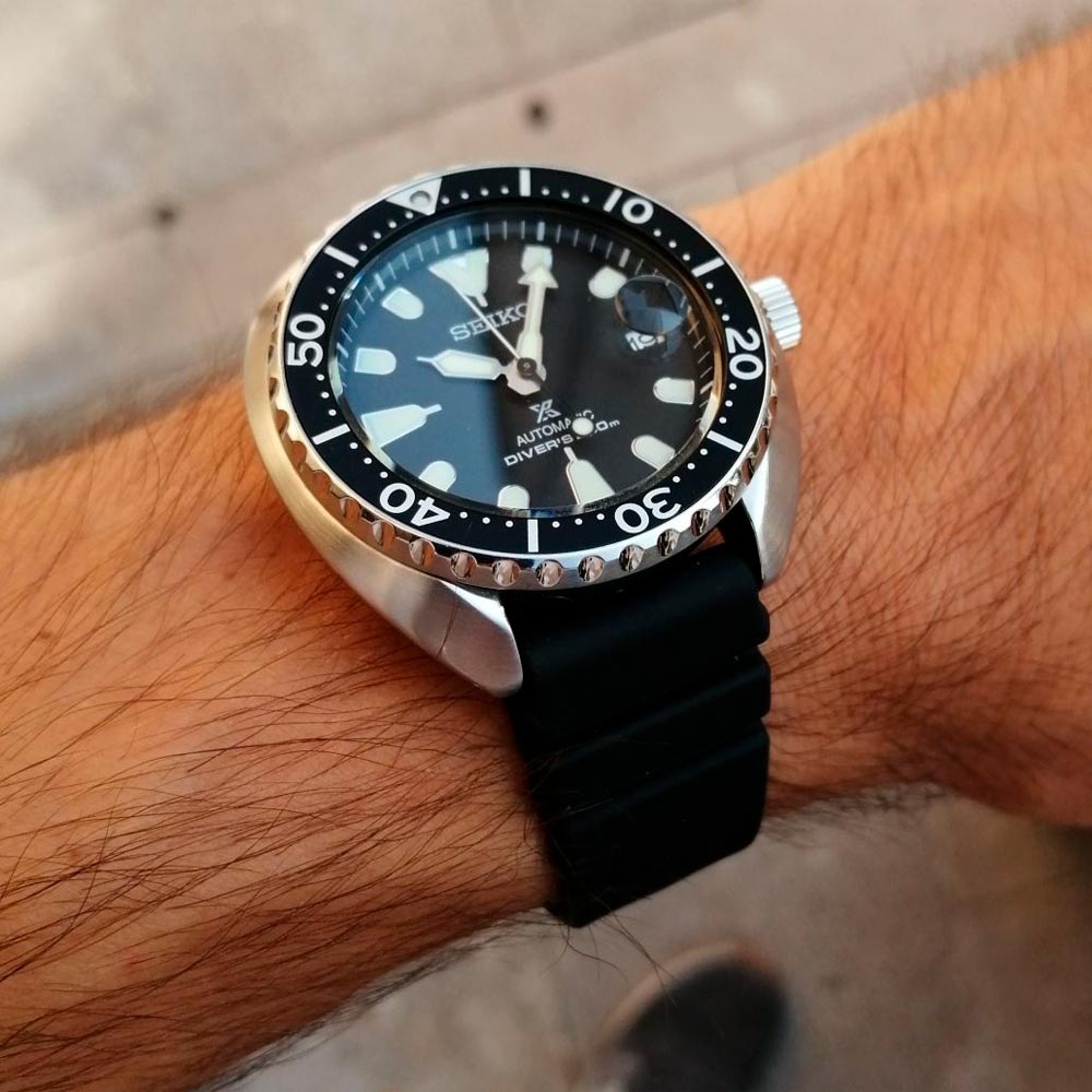 Reloj Seiko Prospex SRPC37J1 Mini Turtle Diver's 42mm - Dando la Hora