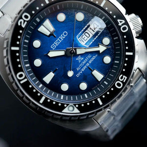 Reloj Seiko Prospex SRPE39J1 King turtle manta ray Diver's 45mm - Dando la Hora