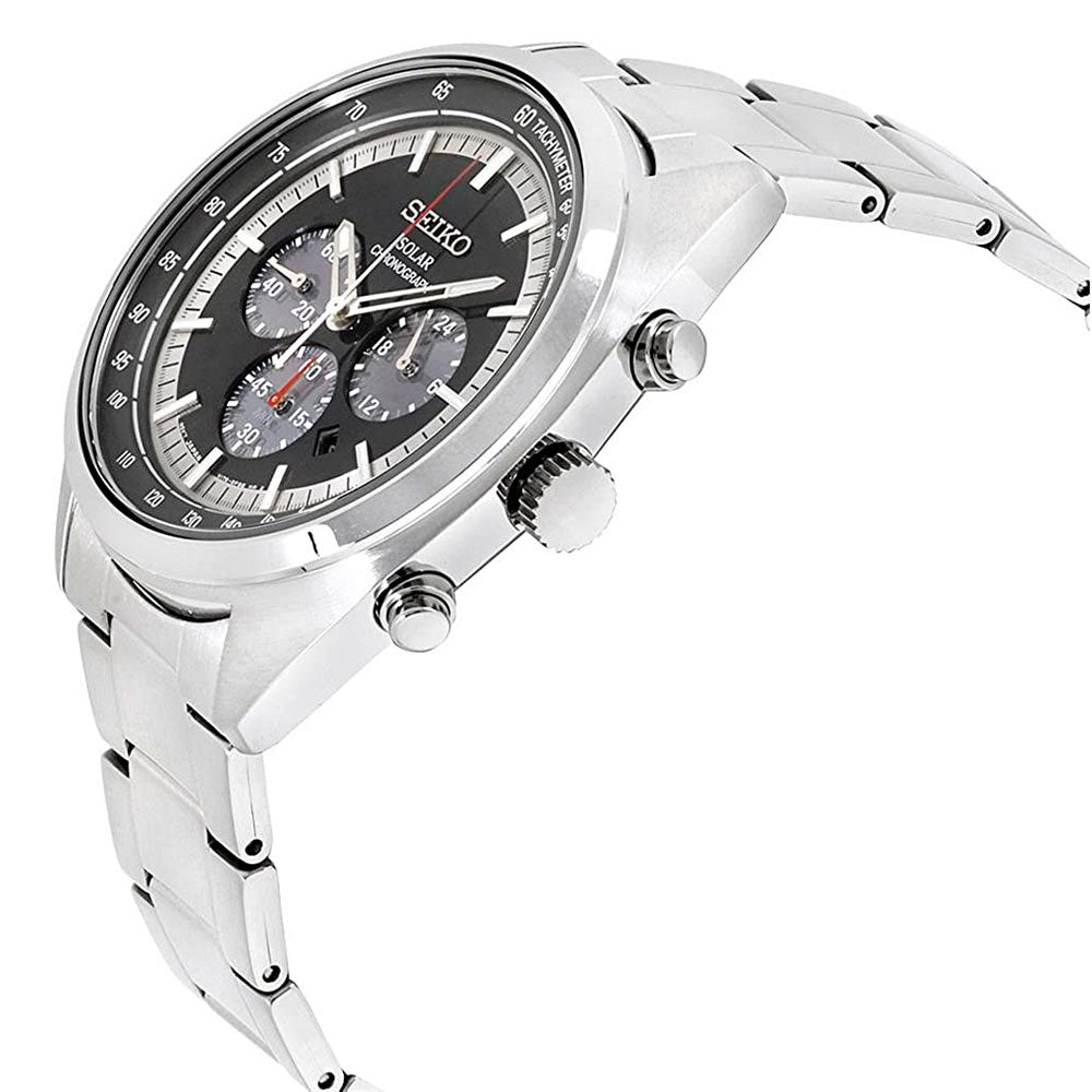 Reloj Seiko Solar Chronograph SSC621P1 Correa Met lica Dando la