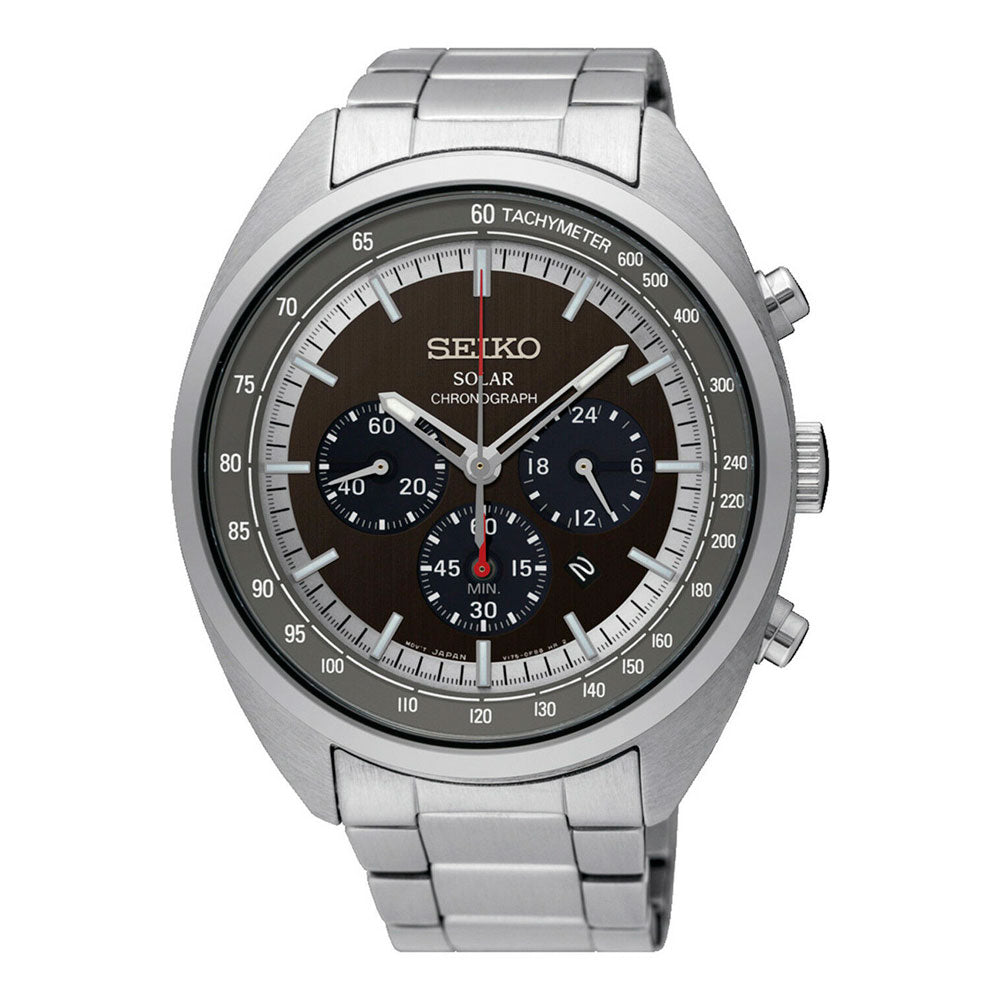 Reloj Seiko Solar Chronograph SSC621P1 Correa Metálica- Dando la Hora