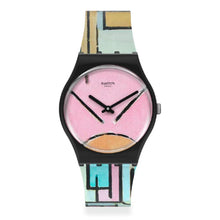 Reloj Swatch  MOMA GZ350 COMPOSITION IN OVAL WITH COLOR PLANES