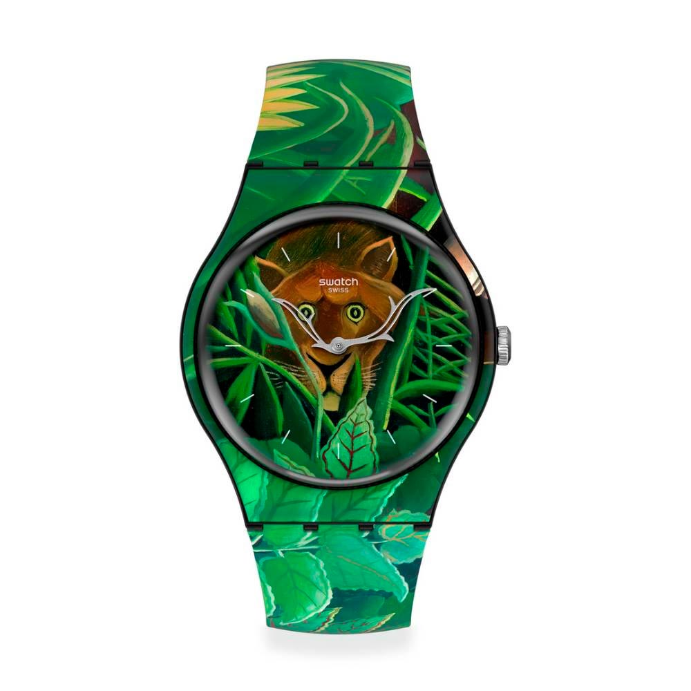 Reloj Swatch MOMA SUOZ333 THE DREAM BY HENRI ROUSSEAU 41mm Swiss Made