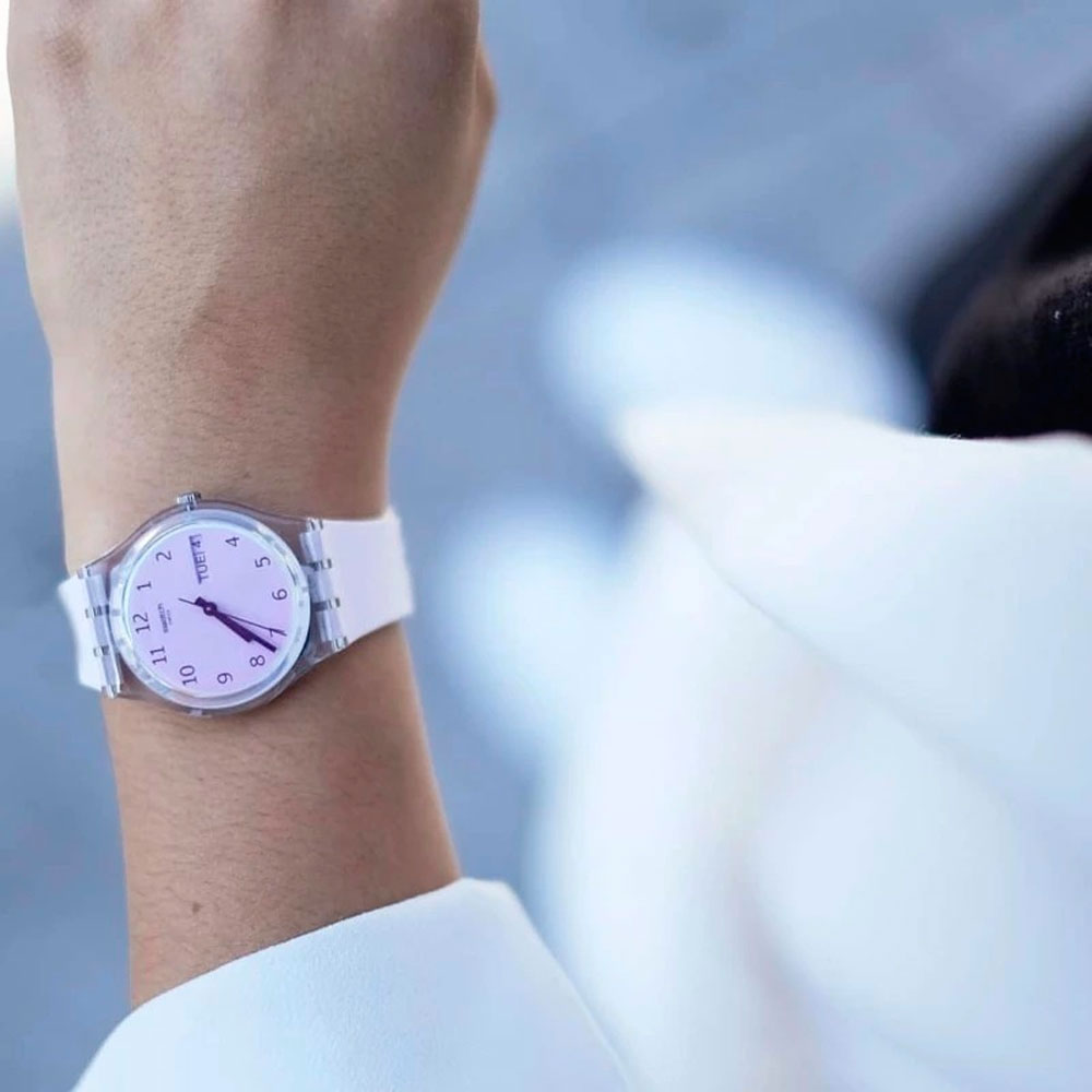Reloj Swatch GE714 Ultrarose 34mm Swiss Made - Dando la Hora – Dando La ...