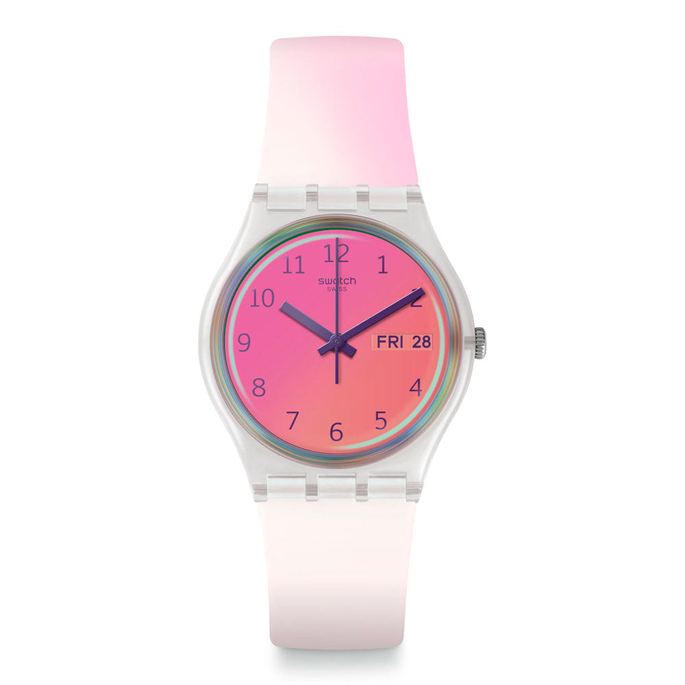 Reloj Swatch GE719 Ultrafushia 34mm Swiss Made - Dando la Hora