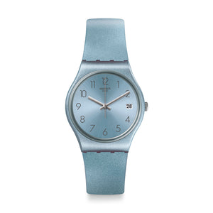 Reloj Swatch GL401 Azulbaya 34mm Swiss Made - Dando la Hora