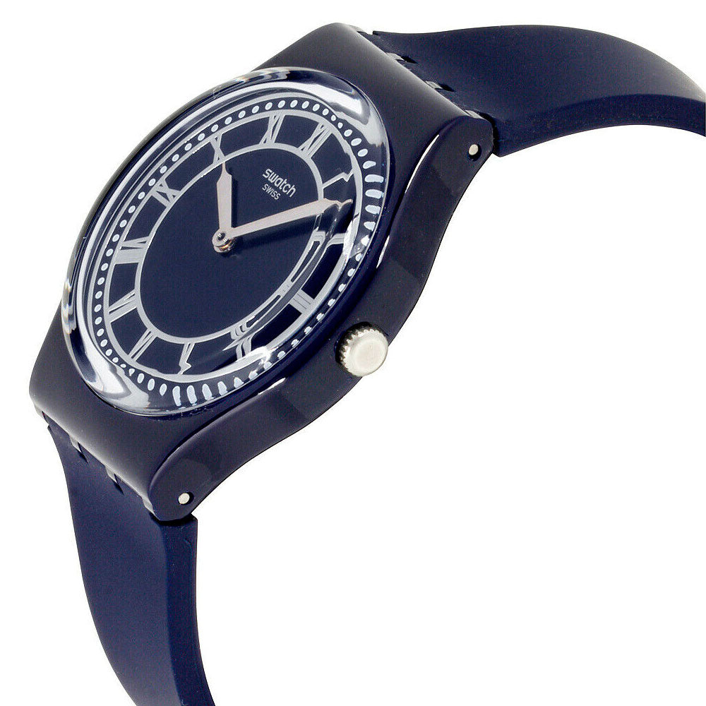 Reloj Swatch GN254 Blue Ben 34mm Swiss Made - Dando la Hora