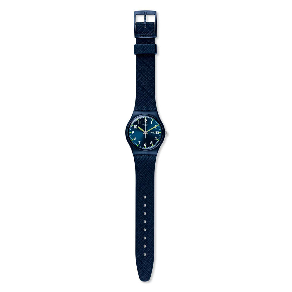 Reloj Swatch GN718 Sir Blue 34mm Swiss Made - Dando la Hora