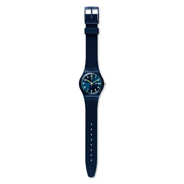Reloj Swatch GN718 Sir Blue 34mm Swiss Made - Dando la Hora
