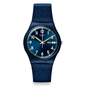 Reloj Swatch GN718 Sir Blue 34mm Swiss Made - Dando la Hora
