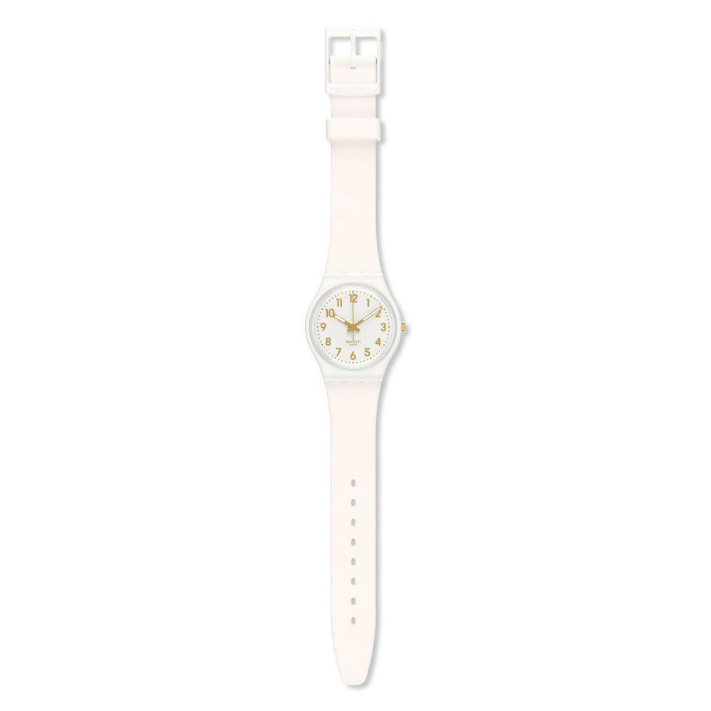 Reloj Swatch GW164 White Bishop 34mm Swiss Made- Dando la Hora