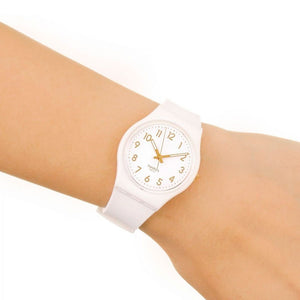 Reloj Swatch GW164 White Bishop 34mm Swiss Made- Dando la Hora