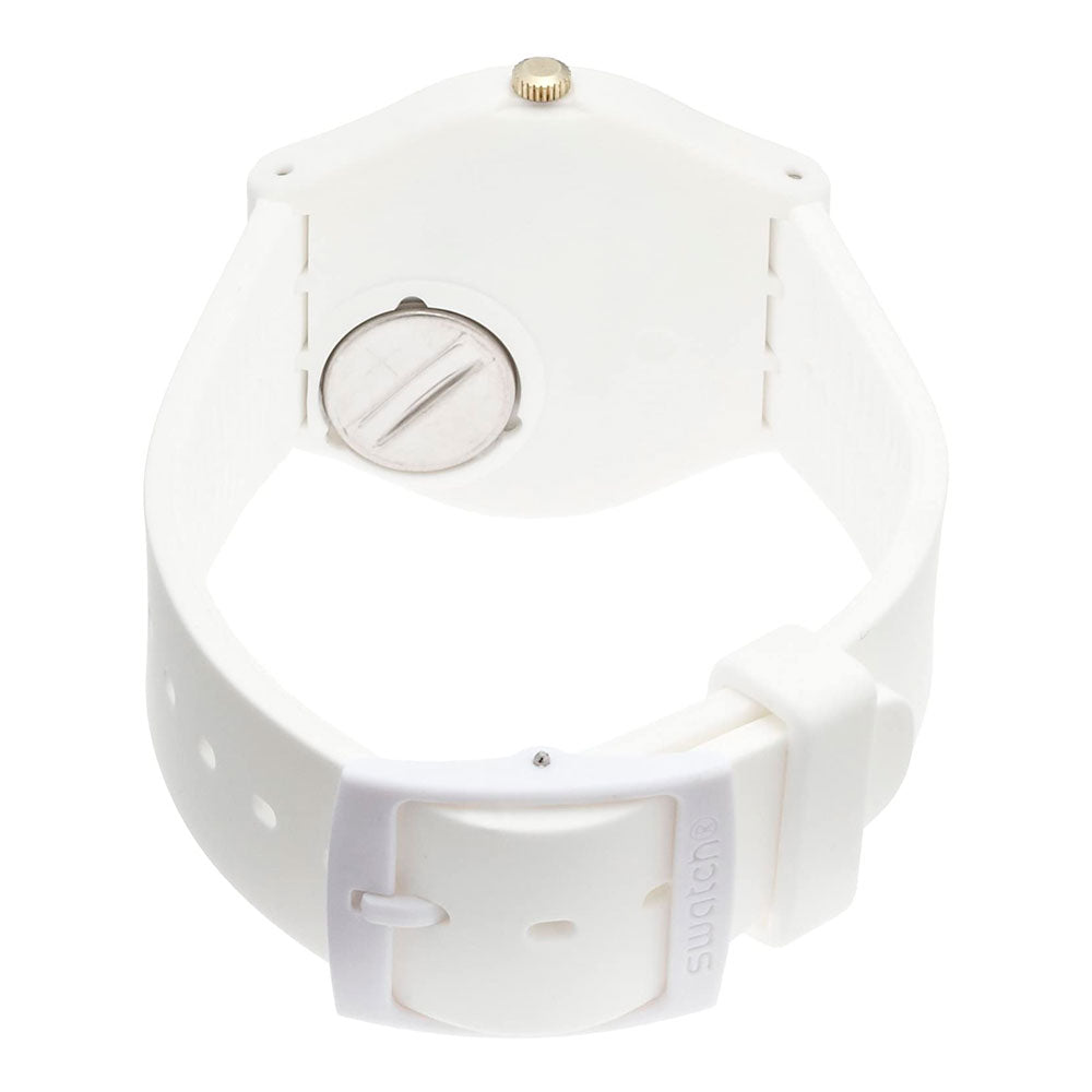 Reloj Swatch GW164 White Bishop 34mm Swiss Made- Dando la Hora