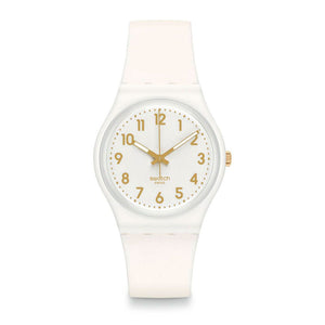 Reloj Swatch GW164 White Bishop 34mm Swiss Made- Dando la Hora