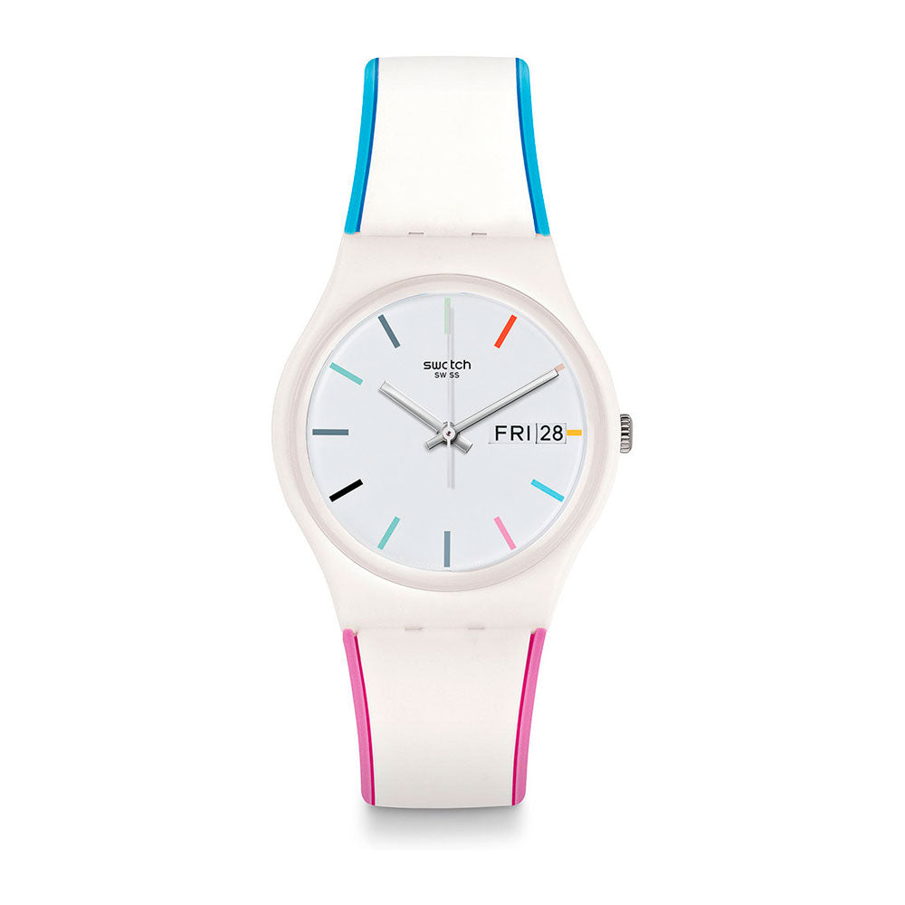 Reloj Swatch GW708 Edgyline 34mm Swiss Made- Dando la Hora