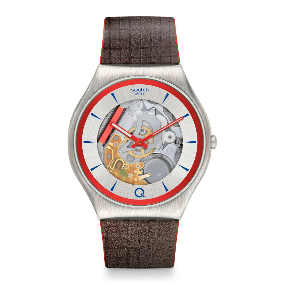Reloj Swatch James Bond Q SS07Z100 No Time to Die 42mm - Dando la Hora