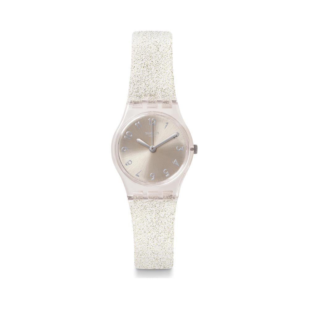 Reloj Swatch LK343E SILVER GLISTAR TOO 25mm Swiss Made - Dando la Hora