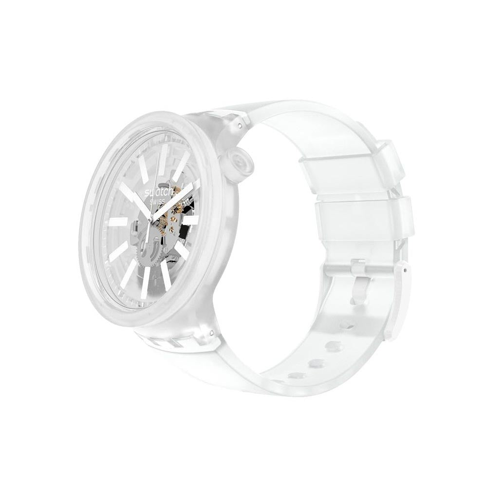 Reloj Swatch SO27E106 WHITEINJELLY Big Bold 47mm Swiss - Dando la Hora