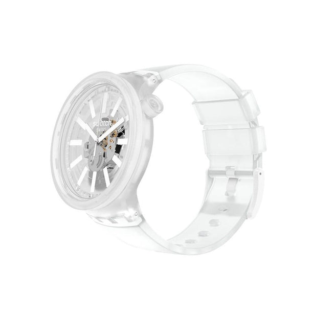 Reloj Swatch SO27E106 WHITEINJELLY Big Bold 47mm Swiss - Dando la Hora